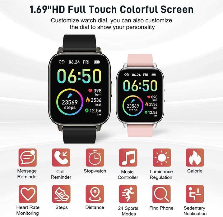 Смарт часовник Glory Fit Smart Watches