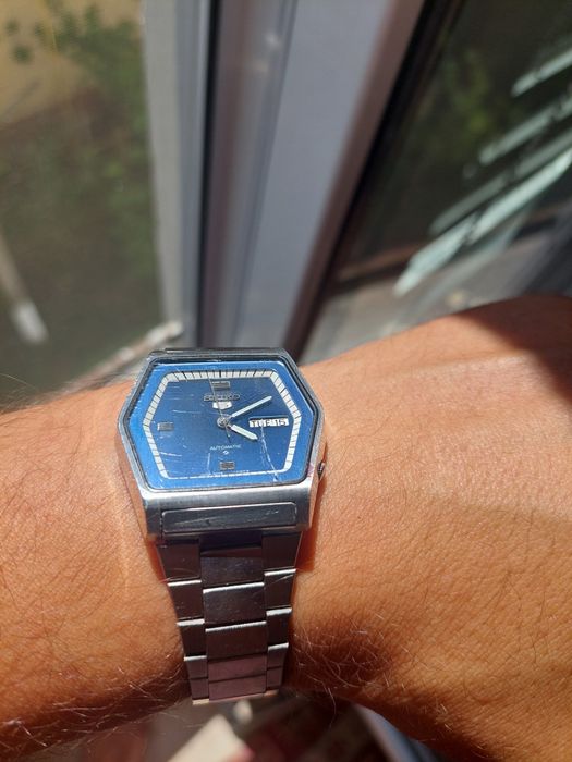 Seiko 5 hexagonal mecanism 6309-513A raritate colectie