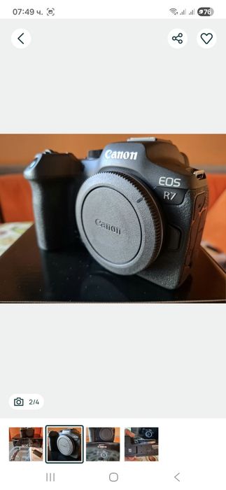 Canon EOS  R7 /като нов/