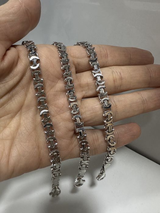 Серебряный мужской браслет. Серебро 925. Производство Италия Турция.