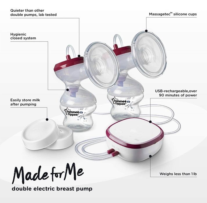 Двойной молокоотсос от Tommee tippee