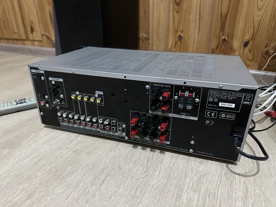 Sistem Sony: receiver + 2 boxe + subwoofer