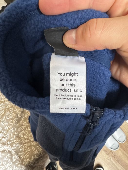 Оригинален полар The North Face Yumori 1/4 blue fleece – нов с етикети