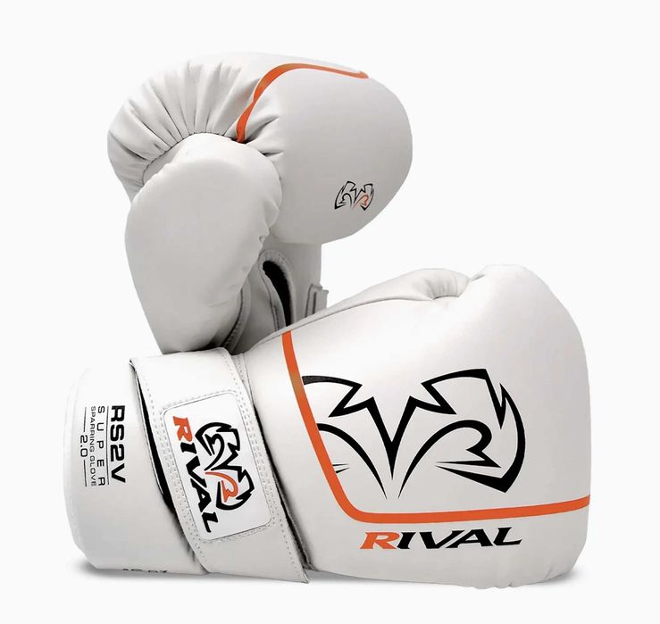 Боксови ръкавици Rival Super Sparring 2.0 white - 14oz