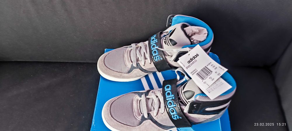 adidas - tenisi high 40,din piele,noi