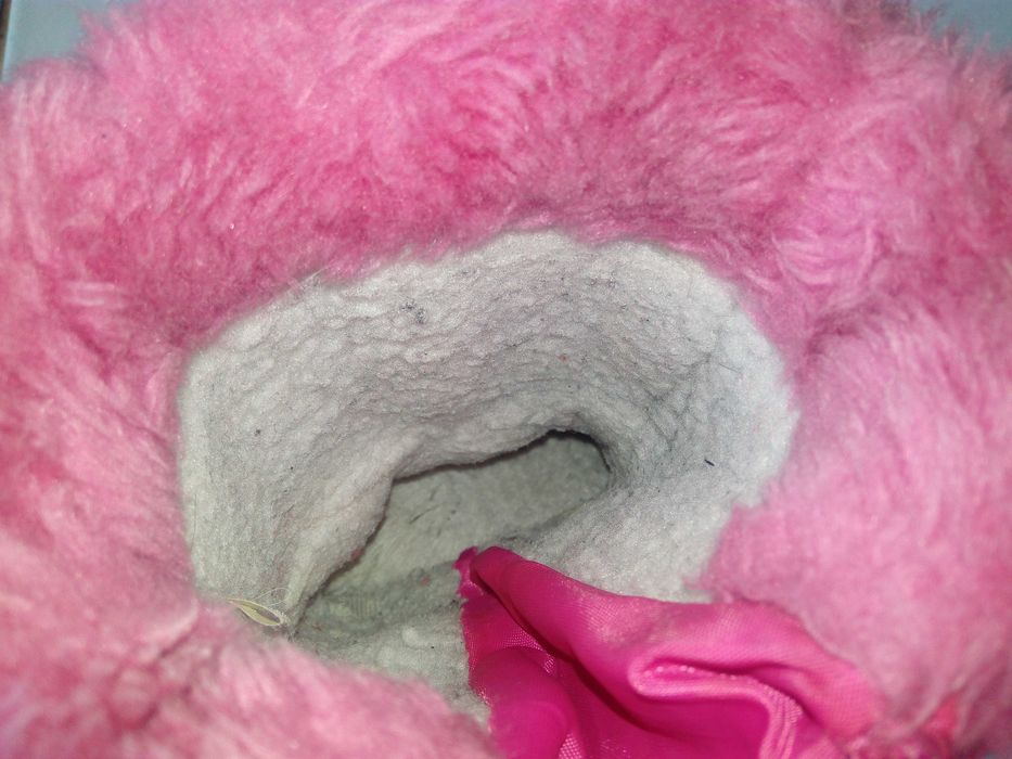 Детски ботуши апрески розови за момиче зимни боти момичешки