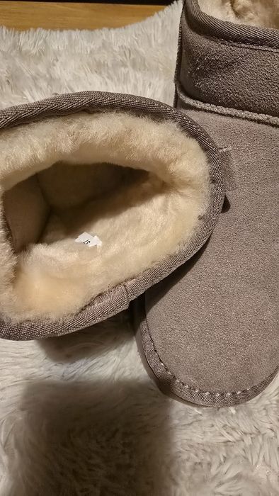 Ghete UGG cu platforma, piele naturala, 35-40