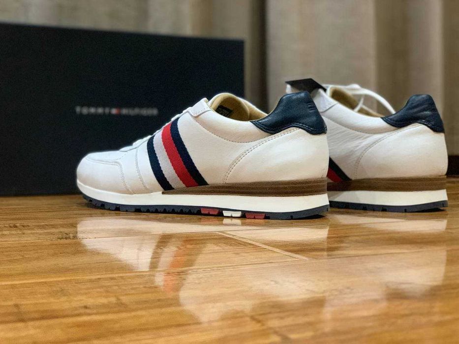 Tommy Hilfiger мужские кожаные кроссовки Размер 44