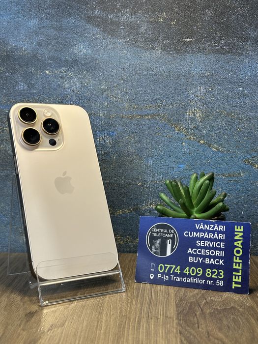 Iphone 16 Pro/128Gb/2 ani Garantie Centrul de Telefoane/rate