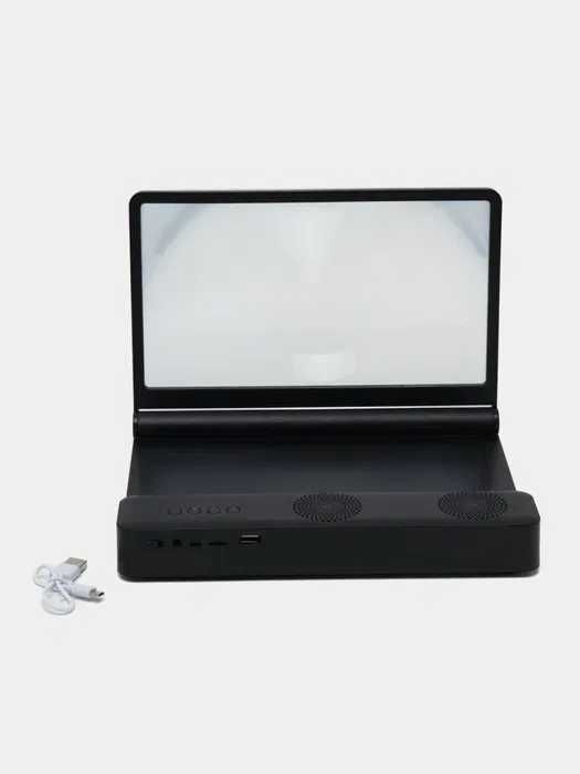 Увеличитель экрана телефона+блютуз калонка+радио