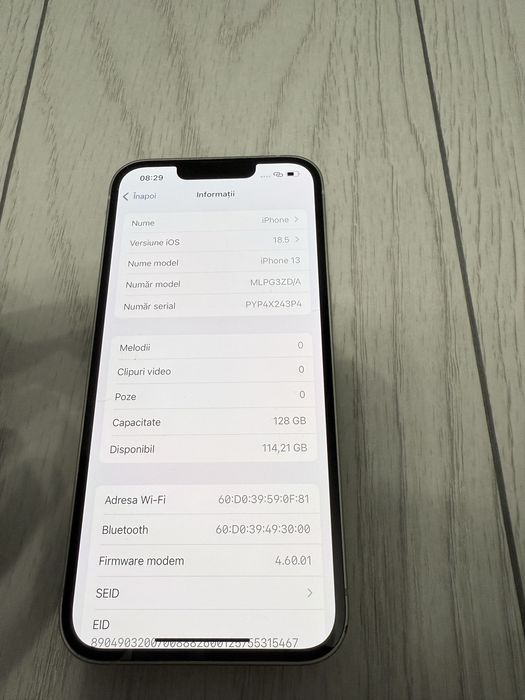 iPhone 13, White ,128GB , impecabil