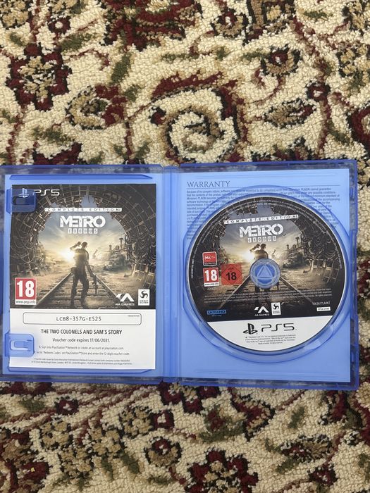 Диск пс5 Metro exodus