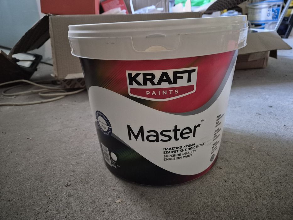 Бял латекс Kraft Master 10л