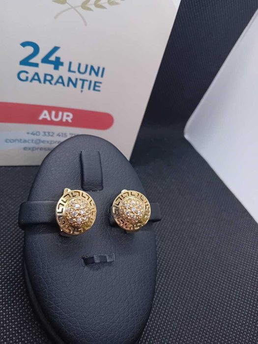 (ag15) cercei aur 14 k 6.16 grame b32576.2
