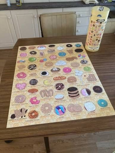 пъзел 1000 части, donut lover , поничка, понички