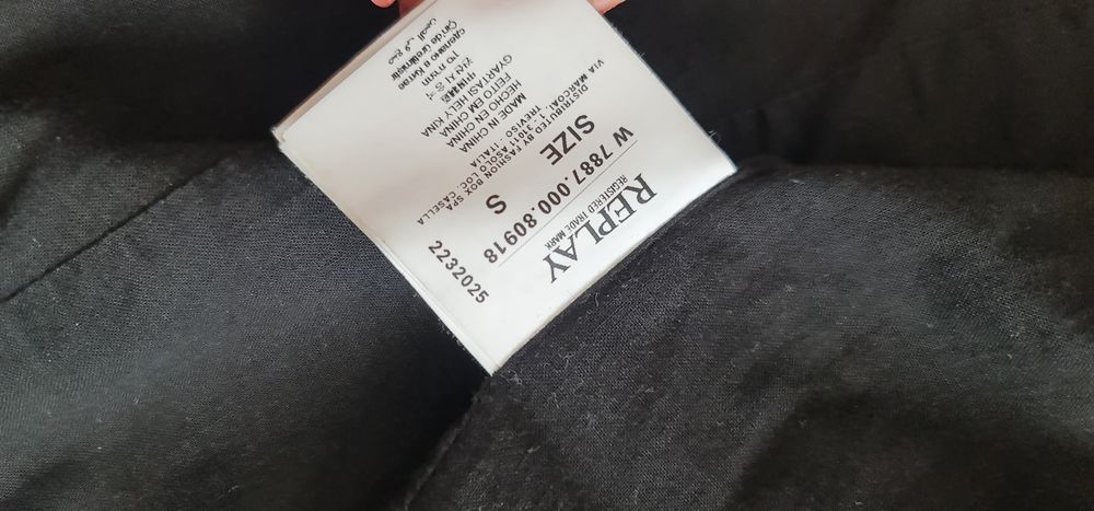 REPLAY  яке от естествена кожа