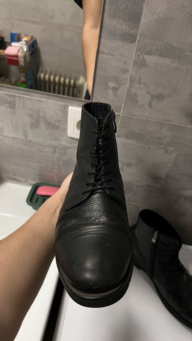 Зимние кожаные ботинки 44 размер (Euroshoes)