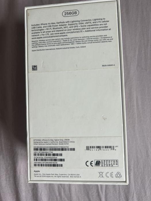 Iphone XSMax 256gb