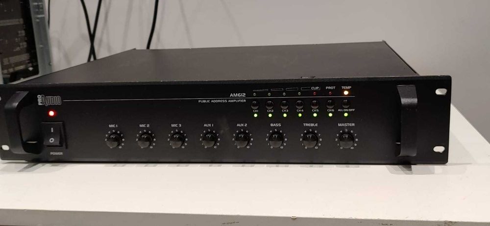 ProAudio AM612 микшер-усилитель для 6 зон