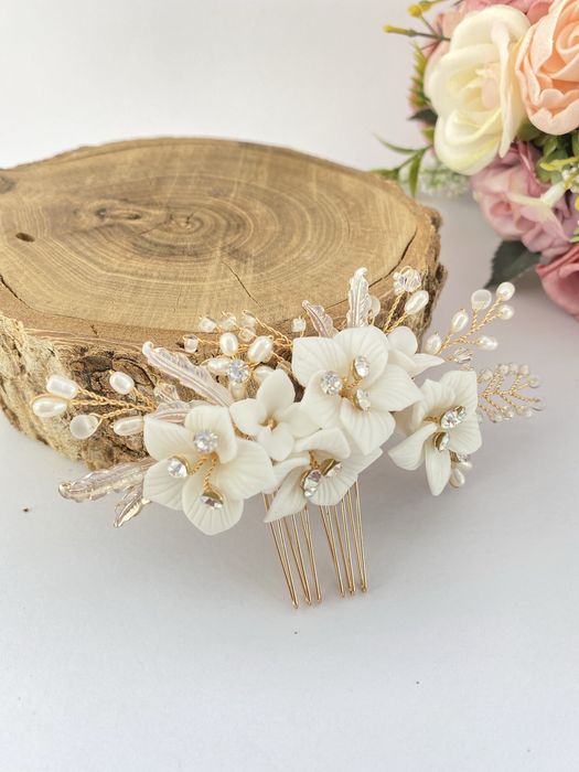 Аксесоар за коса за булка