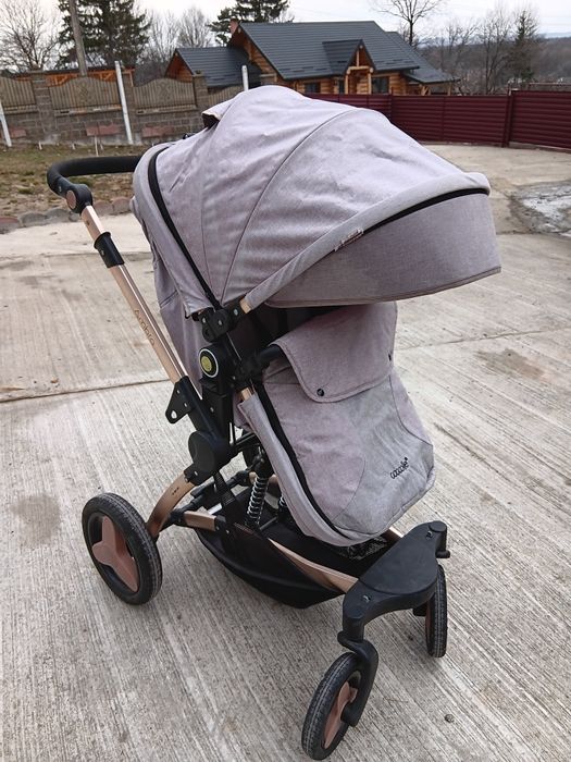 Caricior transformabil 3 in 1 Coccolle Ambra, Rose Gold