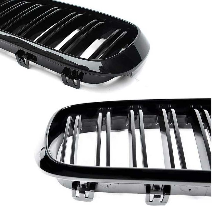 Бъбреци с двойни ребра черен лак за BMW X5 F15, X6 F16 13-18Г