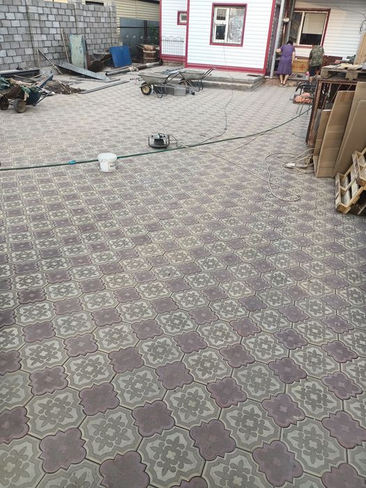 Укладка брусчатки