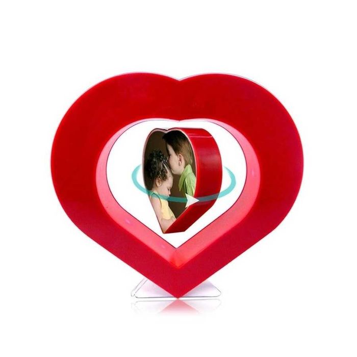 Rama foto veioza inima LED plutitoare levitanta ce leviteaza +CADOU!
