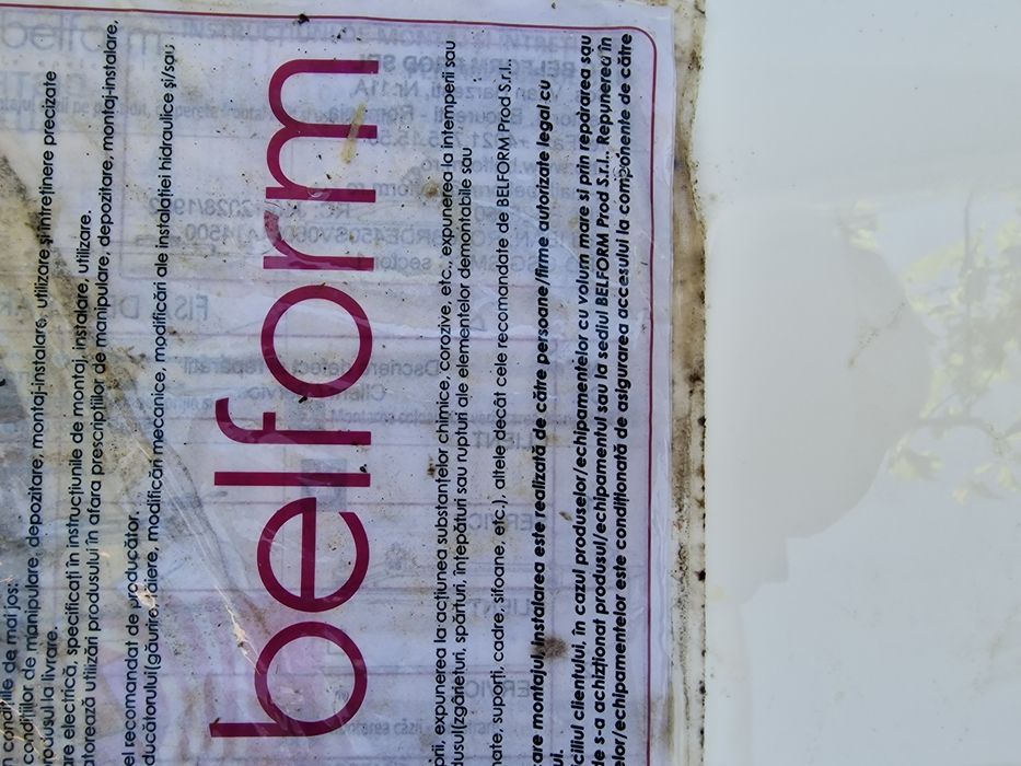 Cadă BELFORM 180*70 - Pachet complet