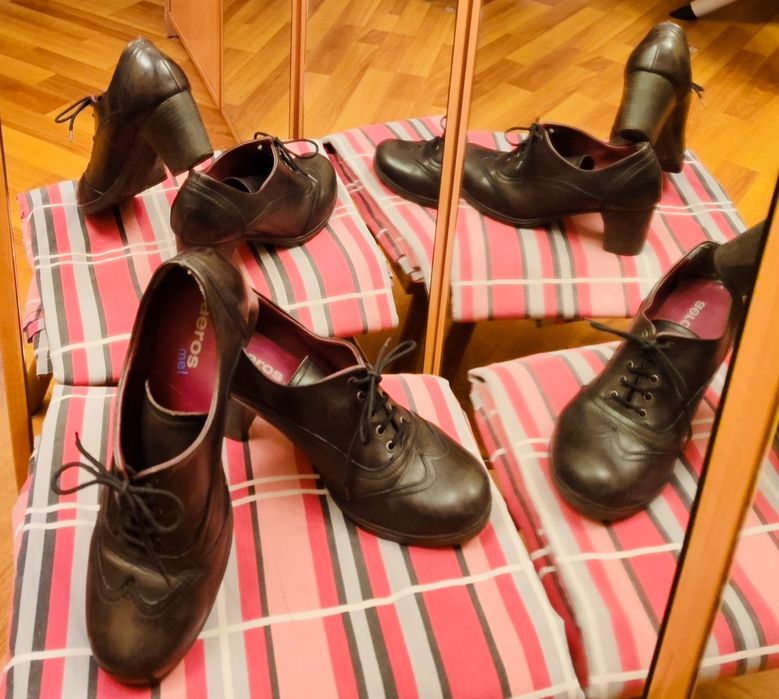 Продам кожаные туфли размер 37,5-38