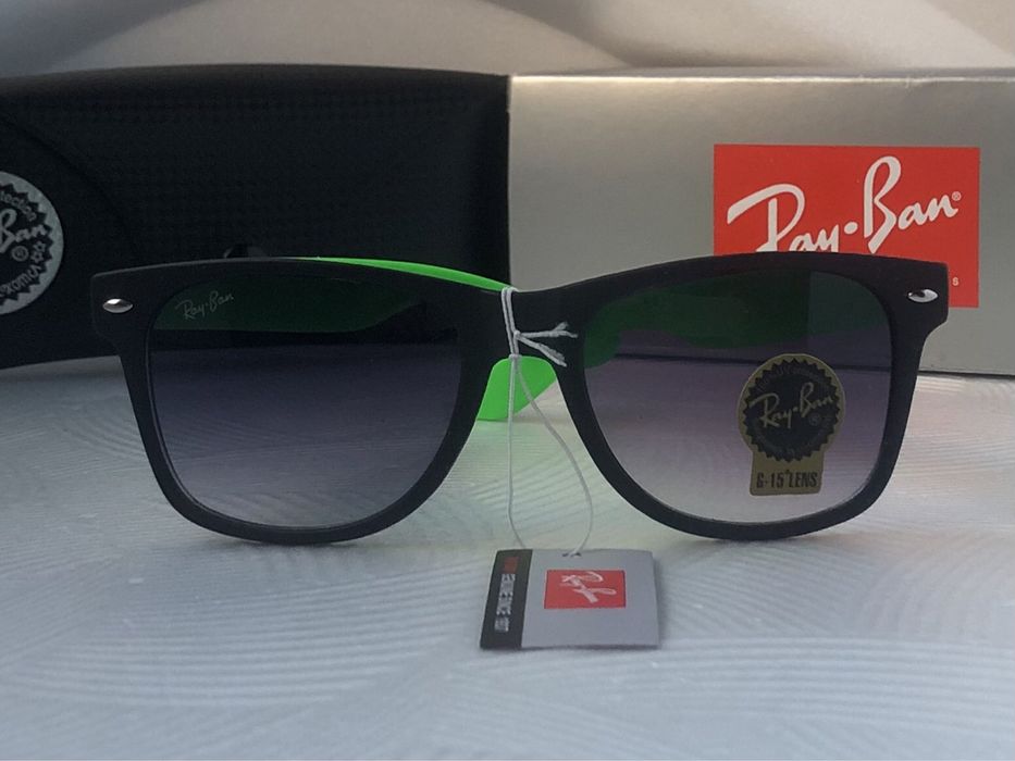 мъжки слънчеви очила сигнално зелени дръжки 2140