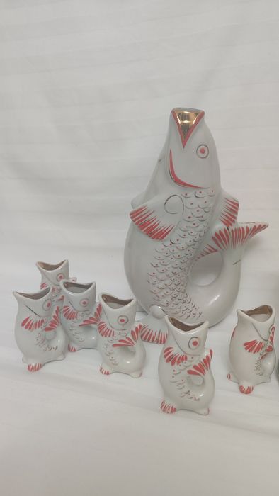 Графин + стопки рыбка