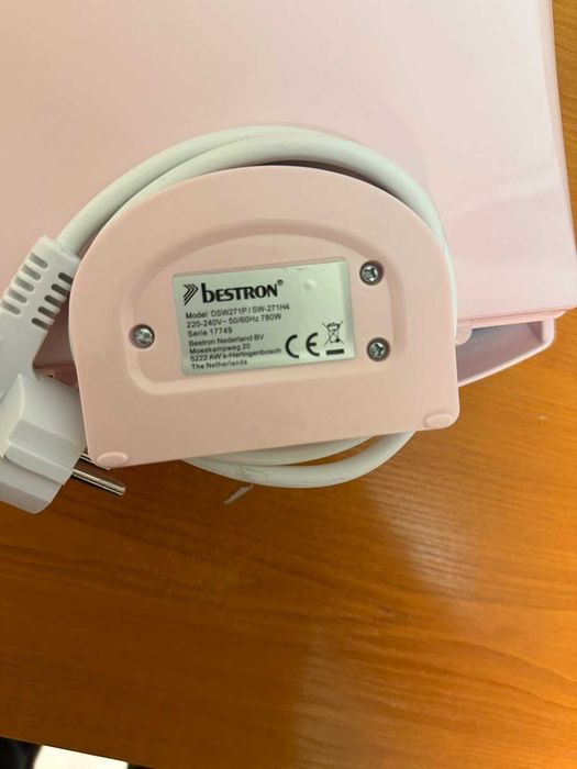 Гофретник Розов - Bestron Sweet Dreams