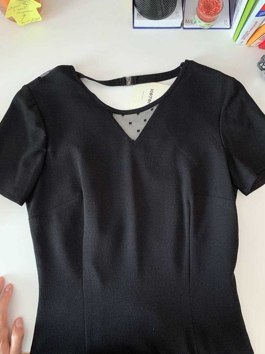 Кожаный сарафан новый Пиджаки