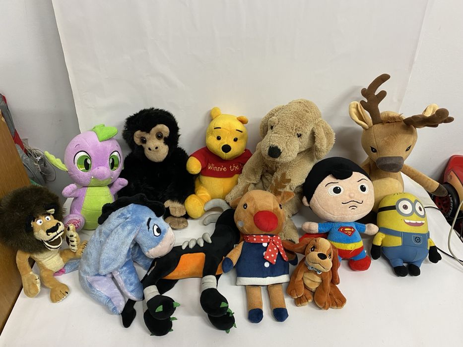 Lot 12 jucării din pluș minion my Little pony winnie en-gros