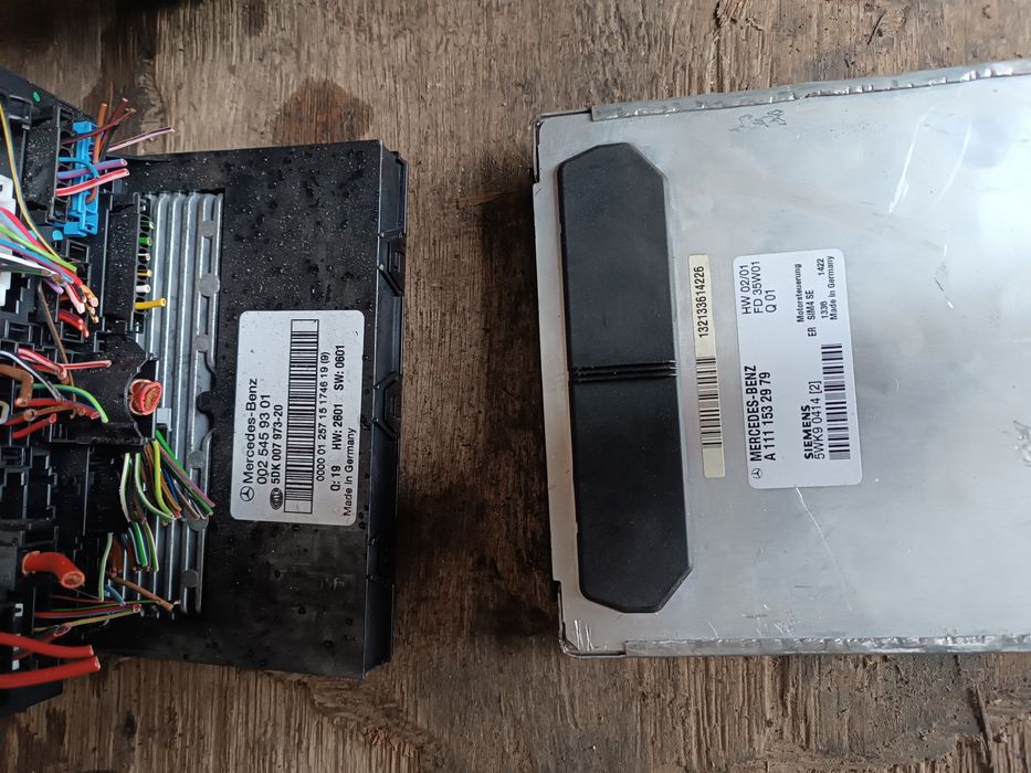 Панел климатик, ключ с гълтач, компютър двигател за Цкласа W203 98- 05