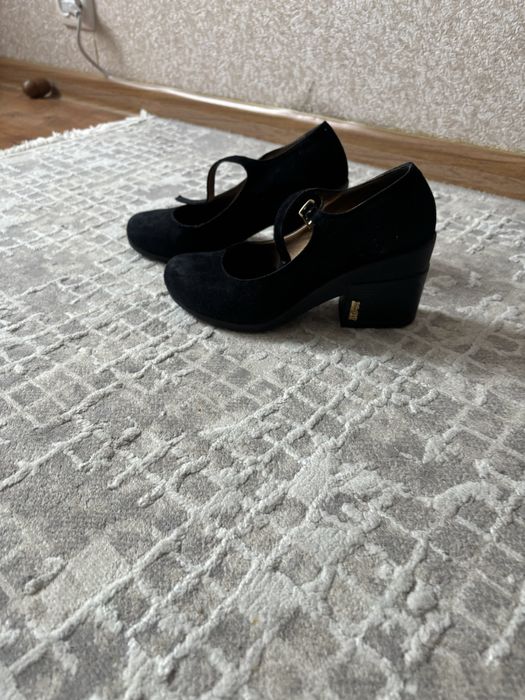 Туфли натуральная замша