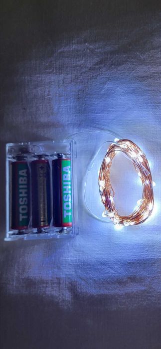LED Коледни лампички 5 метра на батерии