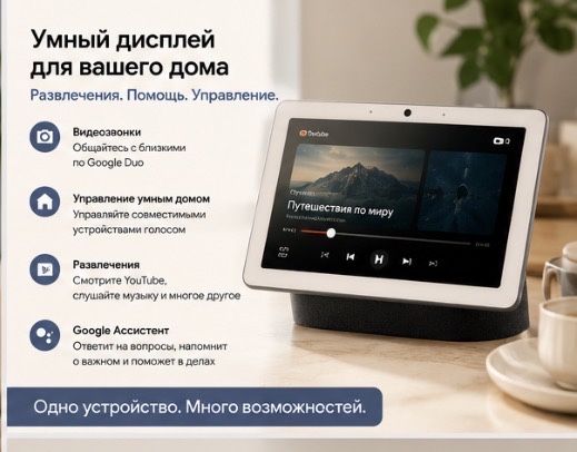 Google Nest Hub Max 10” | Smart Home | | Новый