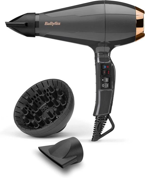 Сешоар BaByliss Air Pro 6719DE, Йонизация, 2200W, Произведено в Италия