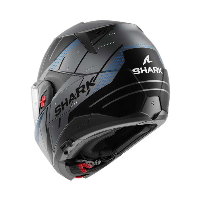 Каска Shark Oxo Rydger Mat Anthracite Blue Black