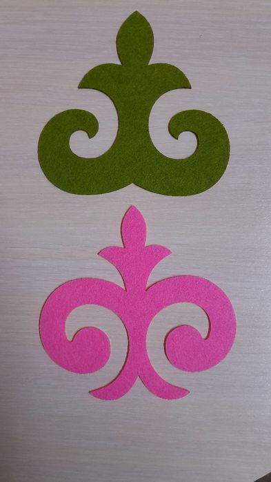 этно орнаменты из фетра