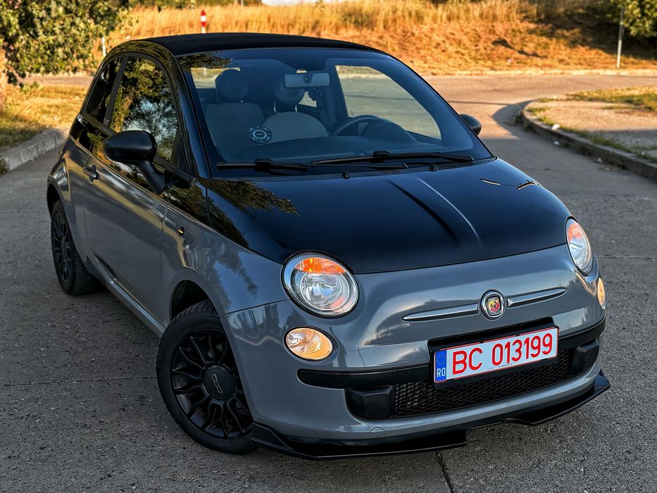 Fiat 500 Cabrio 0.9 Turbo • 99.000 KM REALI • CarPlay • Sport • 2011 •RAR Efectuat