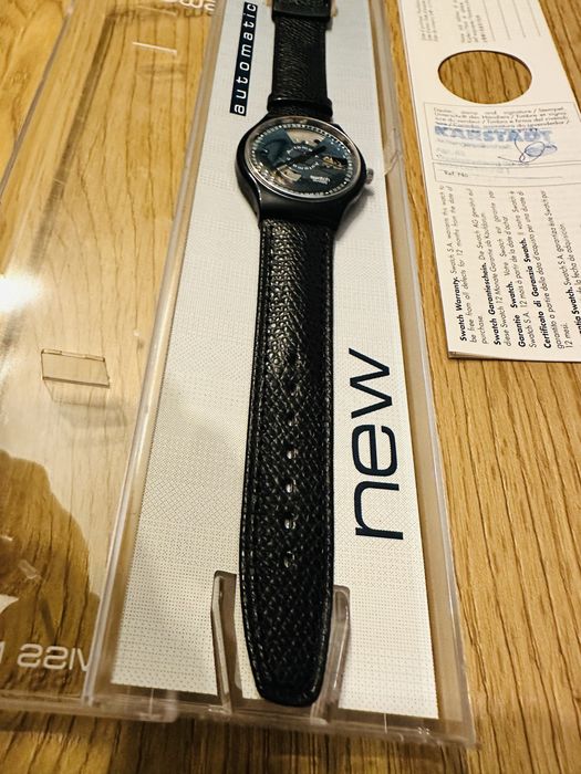 Swatch Automatic SAB100 Black Motion 1991 – Vintage + cutie / acte