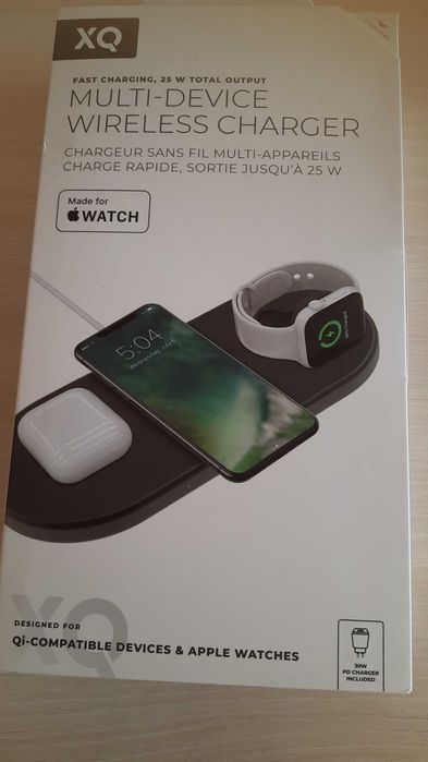 Безжично зарядно за apple устройства