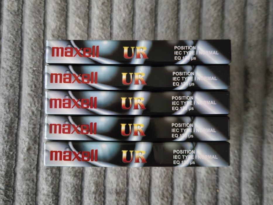 5 Casete Audio Maxell UR90 UK