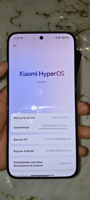 Xiaomi 15T Pro 98% АКБ