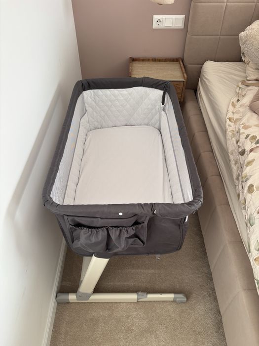 Pătuț co-sleeper Lionelo - Aproape nou (folosit de 2-3 ori)