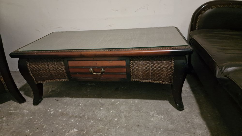 Кожена гарнитура за хол