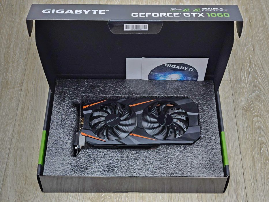 Placa video GIGABYTE GeForce GTX 1060 Windforce OC 6GB GDDR5 192-bit